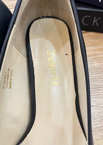 Klasik Siyah Stiletto Topuklu Kadın Ayakkabı - Görsel 4