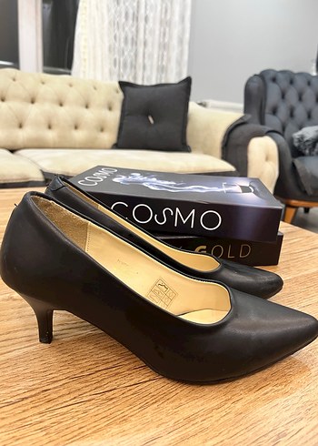 Klasik Siyah Stiletto Topuklu Kadın Ayakkabı - Görsel 2