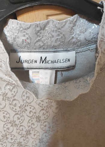 38 Beden Jürgen Michaelsen Yüksek Yakalı Kolsuz Kadın Bluz