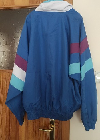 Unisex Mavi Kapüşonlu Spor Mont Orijinal Hummel - Görsel 3