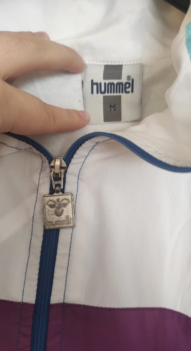 Unisex Mavi Kapüşonlu Spor Mont Orijinal Hummel - Görsel 2