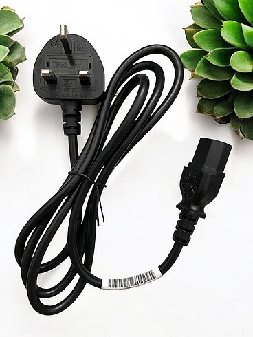 Power Güç Kablosu Kasa Monitör Kablosu