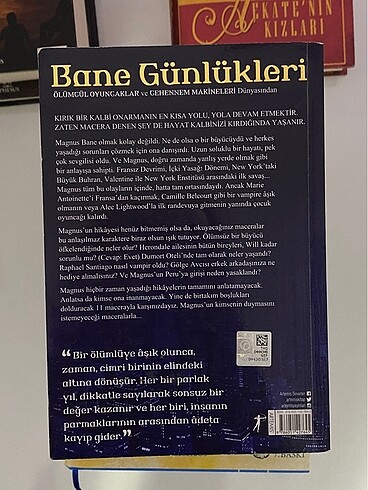 Beden Renk KEMİKLER ŞEHRİ&BANE GÜNLÜKLERİ