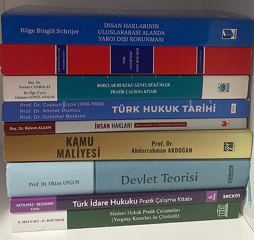 HUKUK KİTAPLARI İÇİN TOPLU İLAN