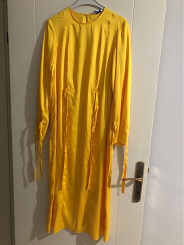 Topshop sarı elbise