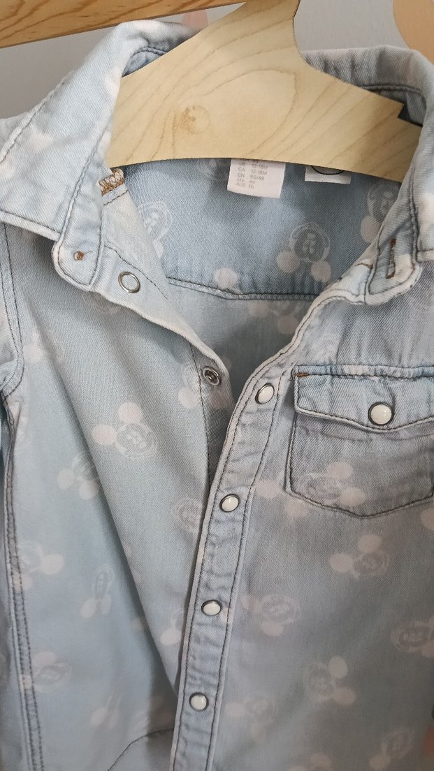 Kız Çocuk Denim Gömlek - Görsel 2