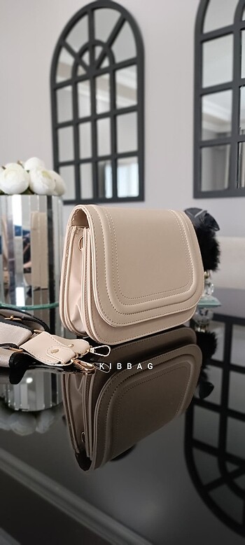 Krem ZR Model Kadın Çanta