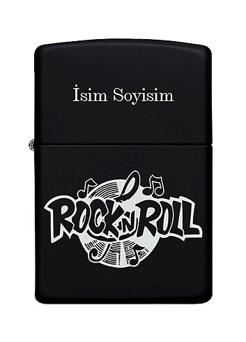 Kişiye Özel İsimli Zippo Metal Çakmak