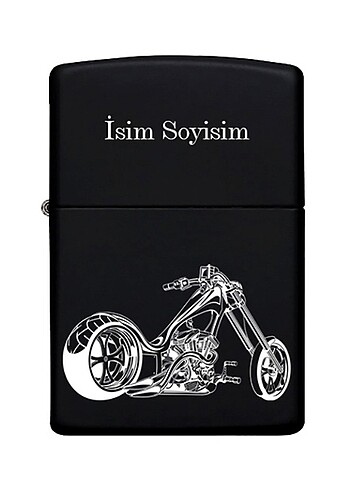 Beden Kişiye Özel İsimli Zippo Metal Çakmak