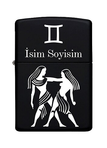 Kişiye Özel İsimli Zippo Metal Çakmak