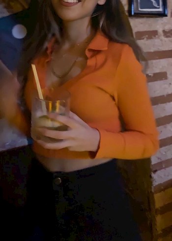 Turuncu crop kazak - Görsel 2