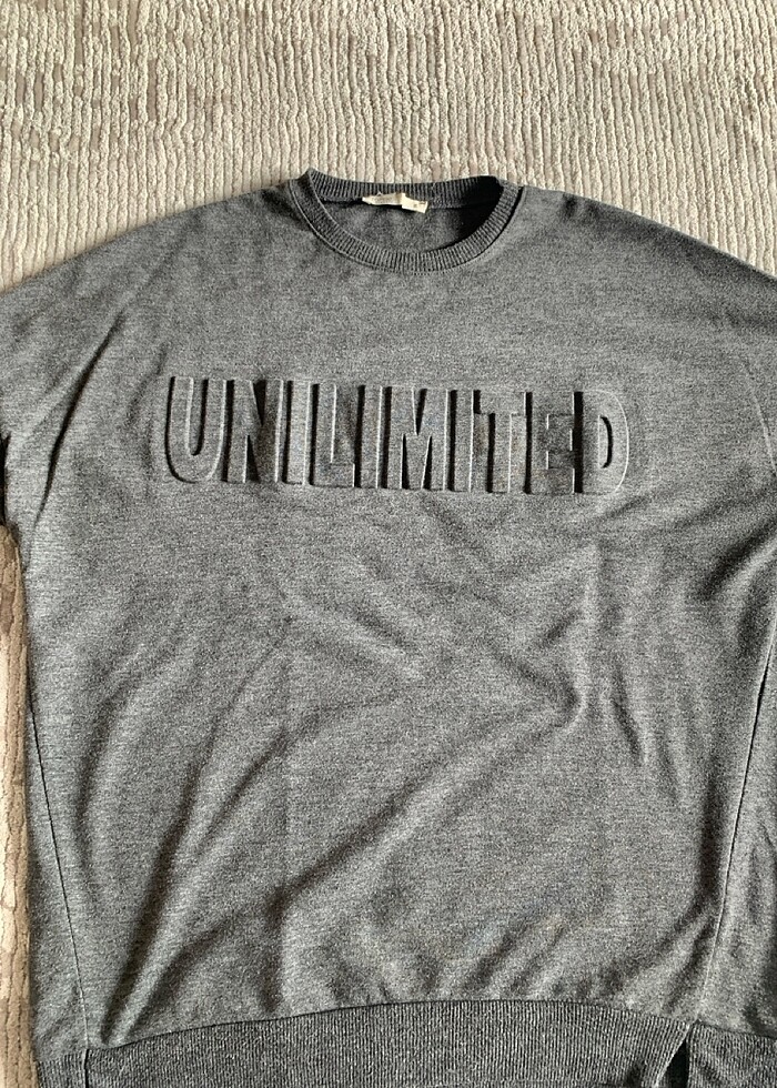 Gri sweatshirt - Görsel 3