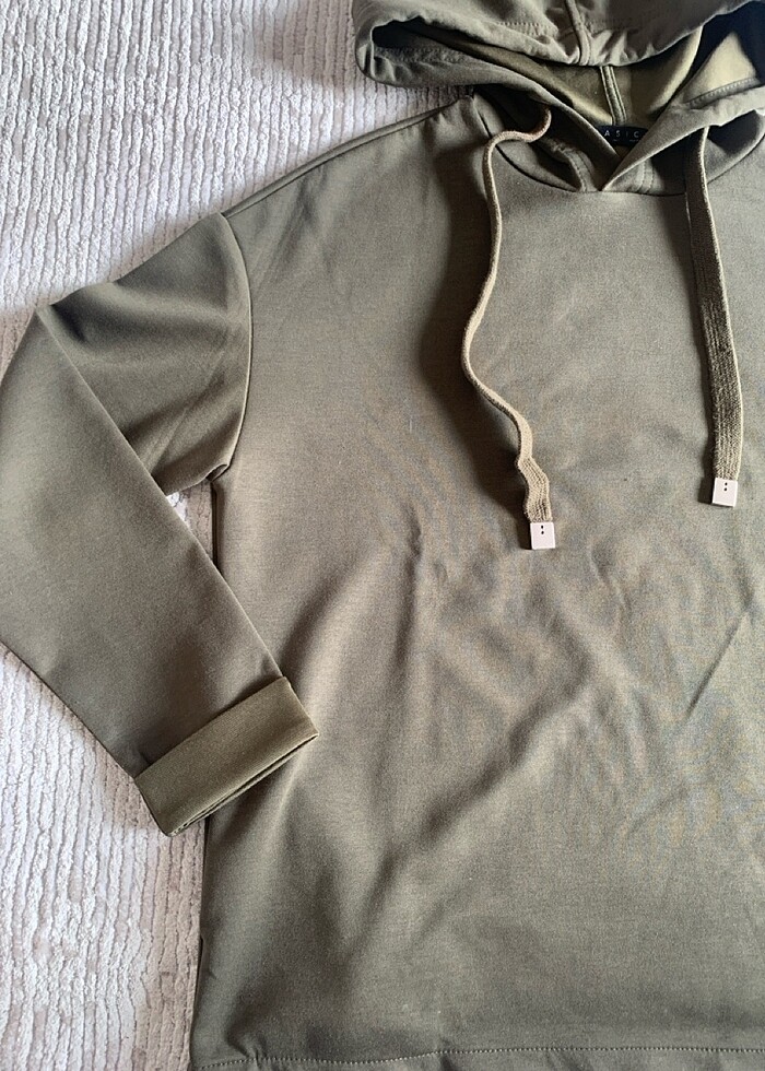 Haki sweatshirt - Görsel 2