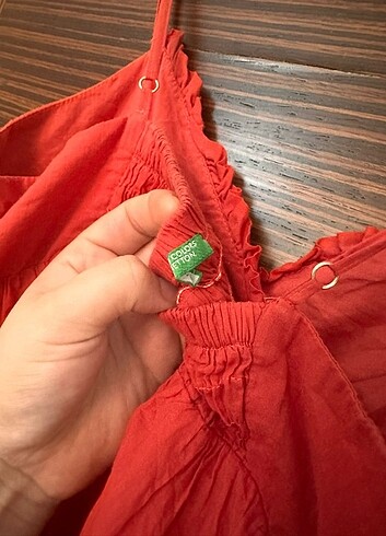 m Beden Benetton Askılı Kadın Elbise