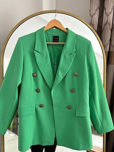 Yeşil blazer ceket