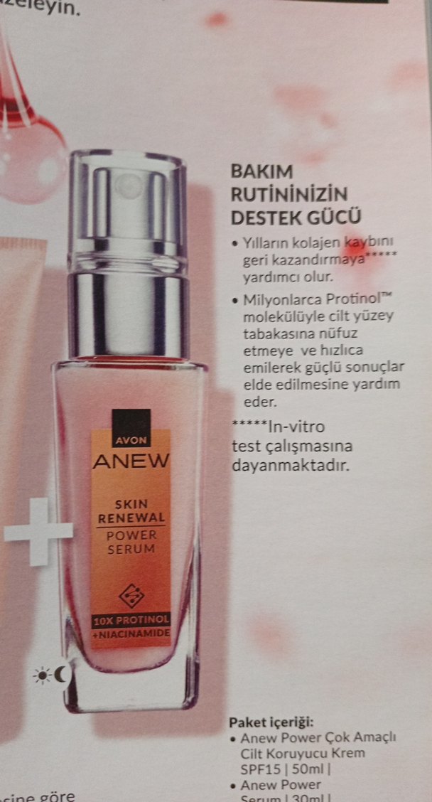 Avon Anew Cilt Yenileyici Güç Serumu - Görsel 2