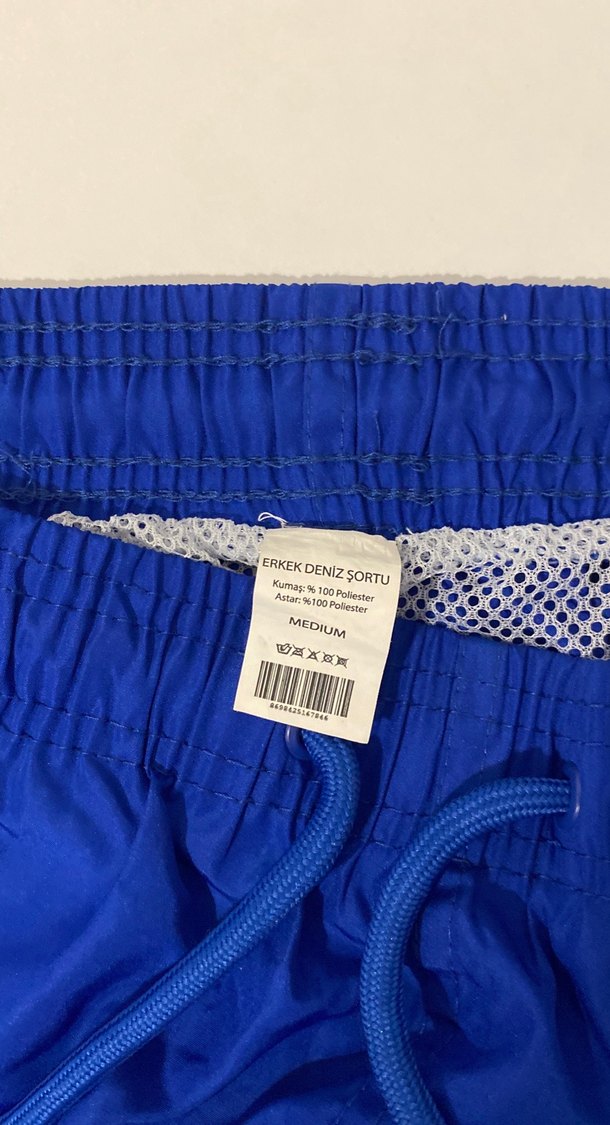 Mavi Elastik Bel Basic Erkek Mayo - Görsel 2