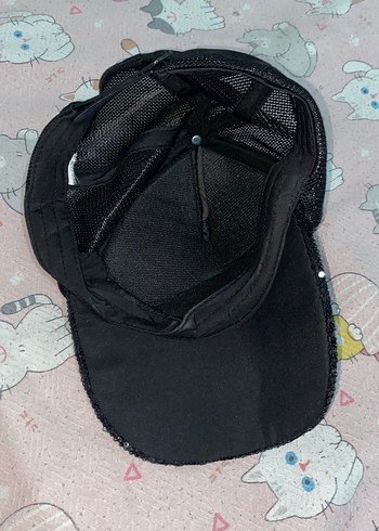 Siyah Payetli Sokak Stili Kadın Şapka - Görsel 2