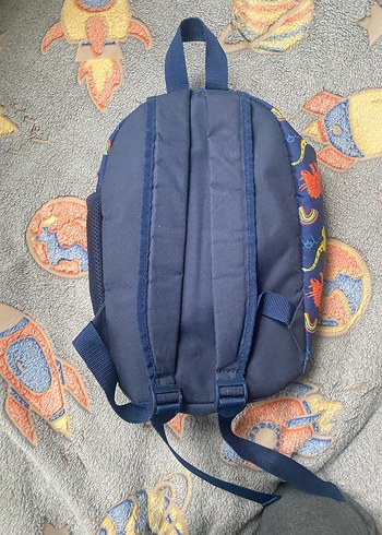 Çok Renkli Dinozor Desenli Çocuk Sırt Çantası - Görsel 2