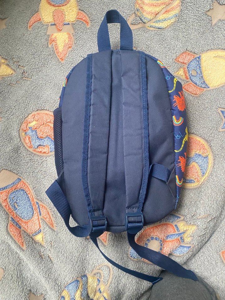 Çok Renkli Dinozor Desenli Çocuk Sırt Çantası - Görsel 2