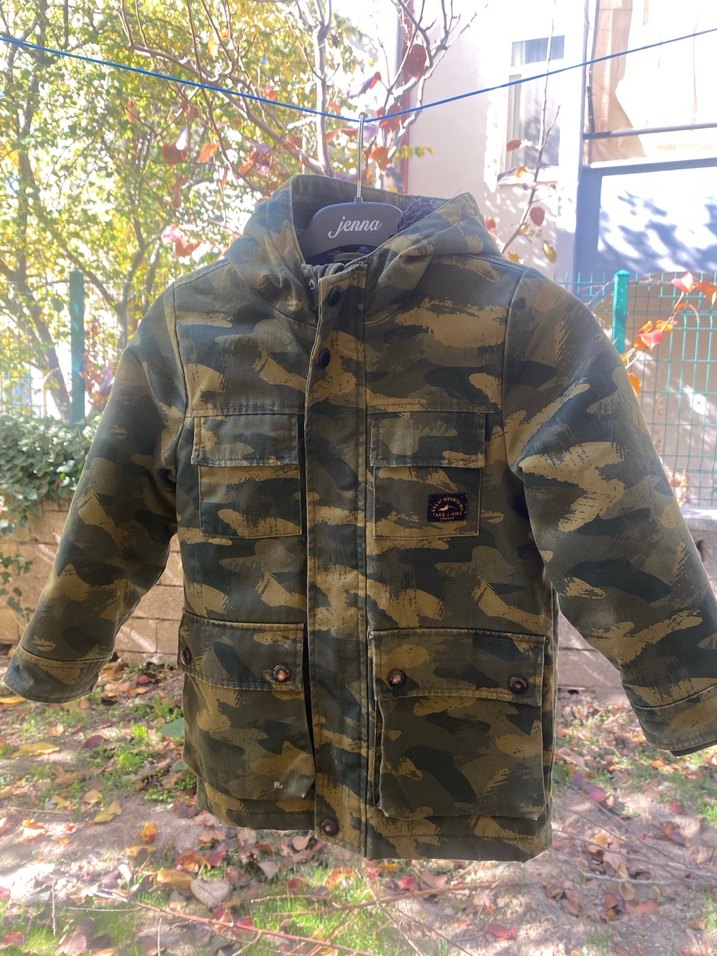 Erkek Çocuk Kamuflaj mont - Görsel 2