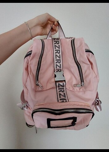 Zara Pembe Sırt Çantası