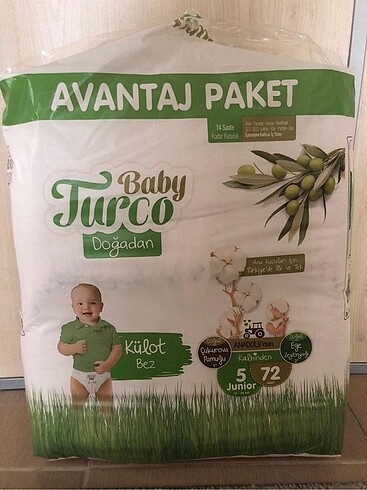 Baby turco 5 no külot bez