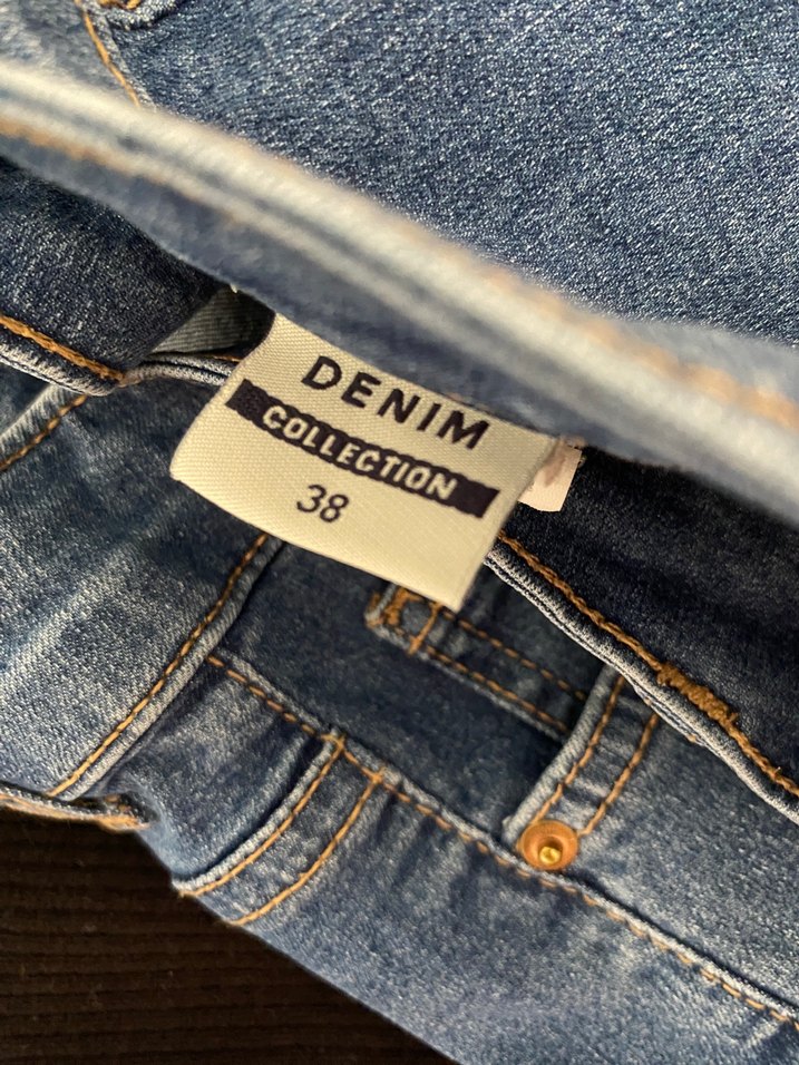 Kadın kot Denim Şort - Görsel 4