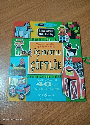 Üç boyutlu çiftlik evi maket