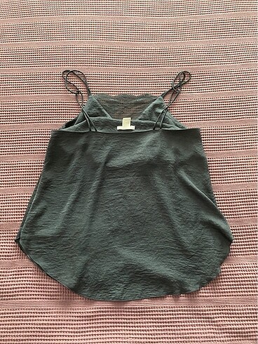 36 Beden gri Renk H&M gri askılı bluz