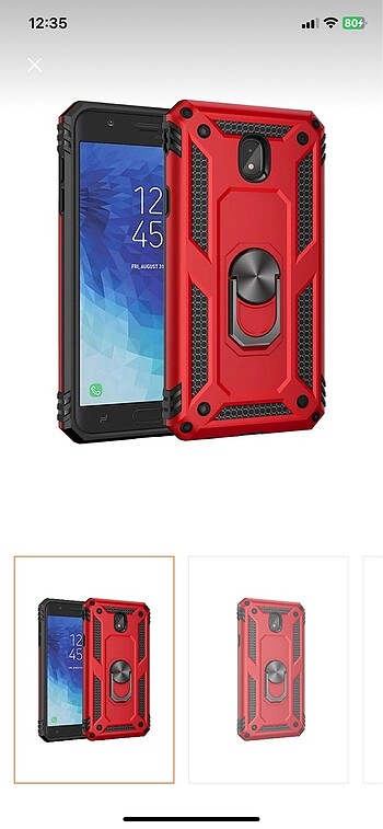 Samsung j7 pro kırmızı telefon kılıfı