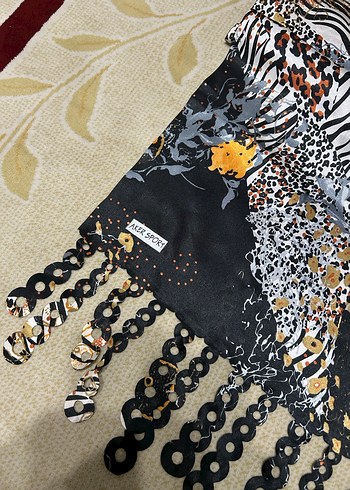 Kadın Çok Renkli Fular - Görsel 3