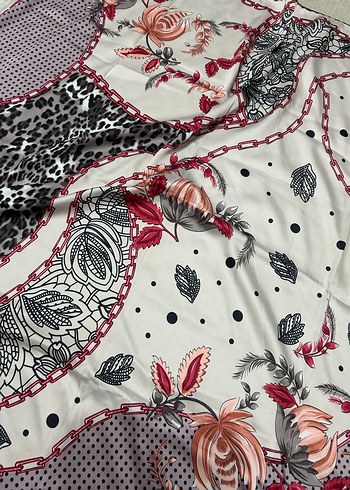 Bohem Çok Renkli Kadın Fular - Görsel 2