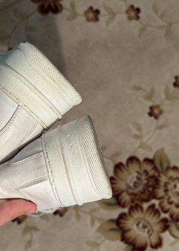 Kadın Beyaz Dolgu Topuklu Spor Ayakkabı - Görsel 4