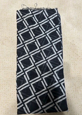 Gri Kemerli Bohem Kadın Şalı - Görsel 2