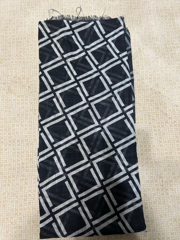 Gri Kemerli Bohem Kadın Şalı - Görsel 2