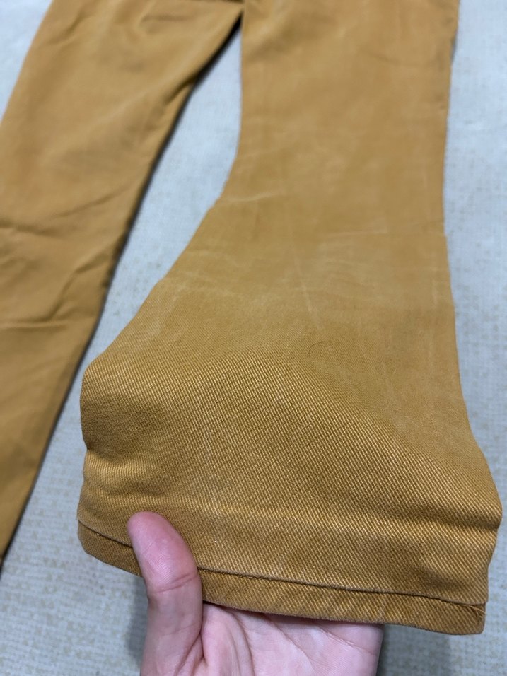 Kemerli Parlak Kahverengi Erkek Pantolon - Görsel 4