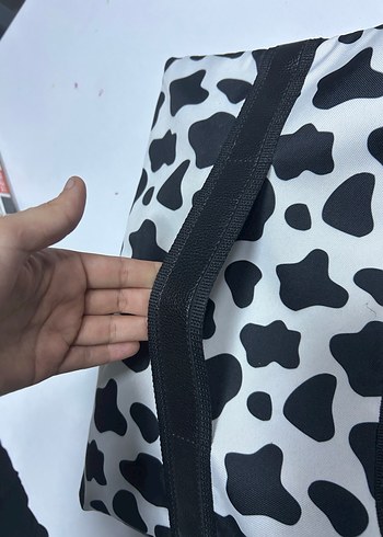 Zebra Desenli Fermuarlı Kadın Çanta - Görsel 2