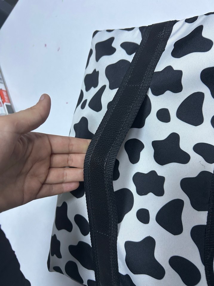 Zebra Desenli Fermuarlı Kadın Çanta - Görsel 2