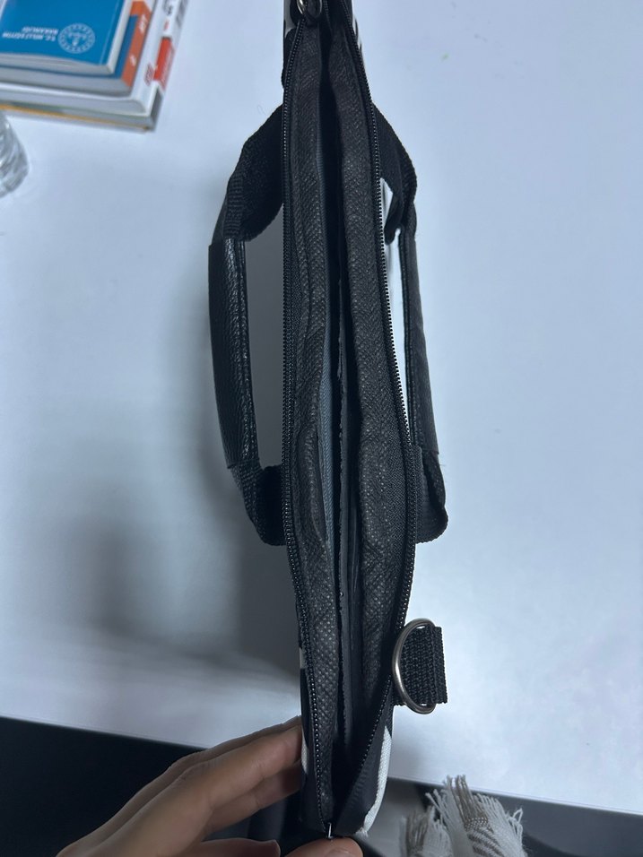 Zebra Desenli Fermuarlı Kadın Çanta - Görsel 5