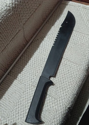 Koyu Gri Saplı Bıçak ve Kılıf - Görsel 2