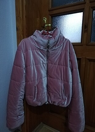 PEMBE KADİFE MONT 