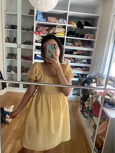 Trendyol sarı elbise