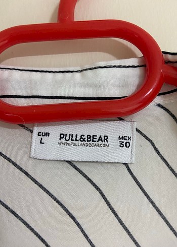 Çizgili Beyaz Gri Keten Gömlek - Görsel 2