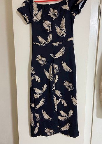 Drapeli Straplez Uzun Lacivert Elbise - Görsel 3