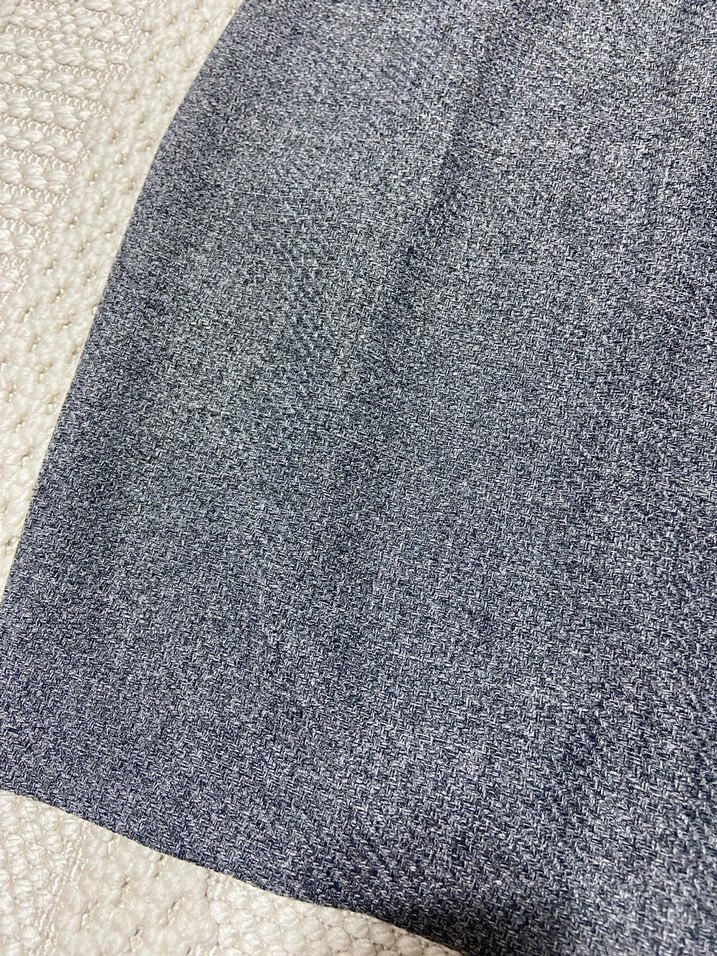 Gri Triko Midi Kadın Etek - Görsel 2