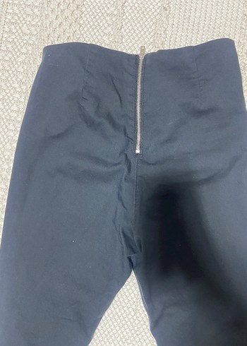 Siyah Kadın Elastik Kumaş Pantolon - Görsel 4