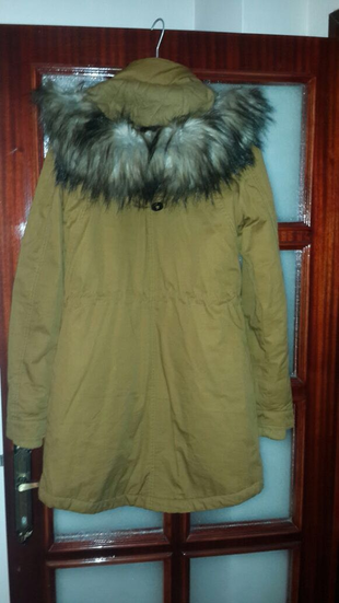 Koyu hardal parka