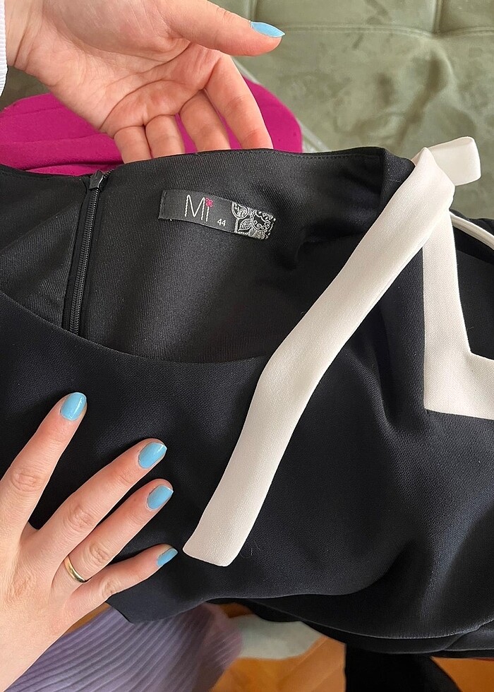 Kısa şık elbise - Görsel 3