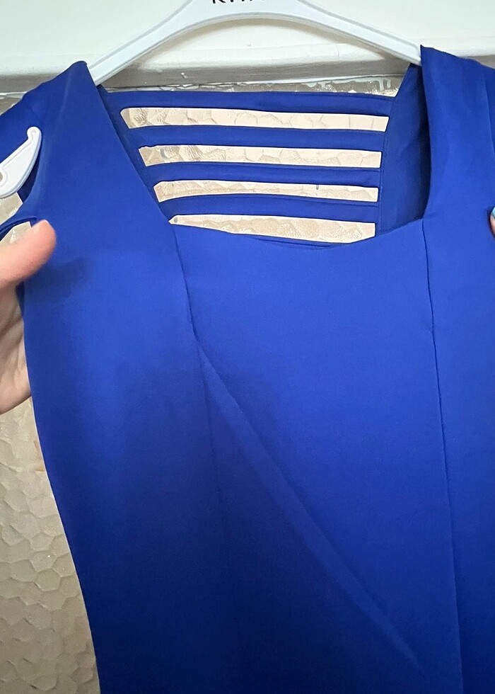 Mavi balık abiye - Görsel 2